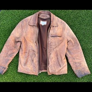 Wilson’s Leather Brown Leather Jacket Size Small